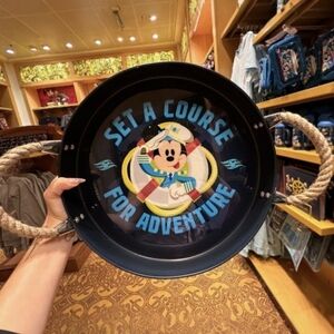 Disney Cruiselines MICKEY Set Sail For Adventure Nautical Adventure Tray